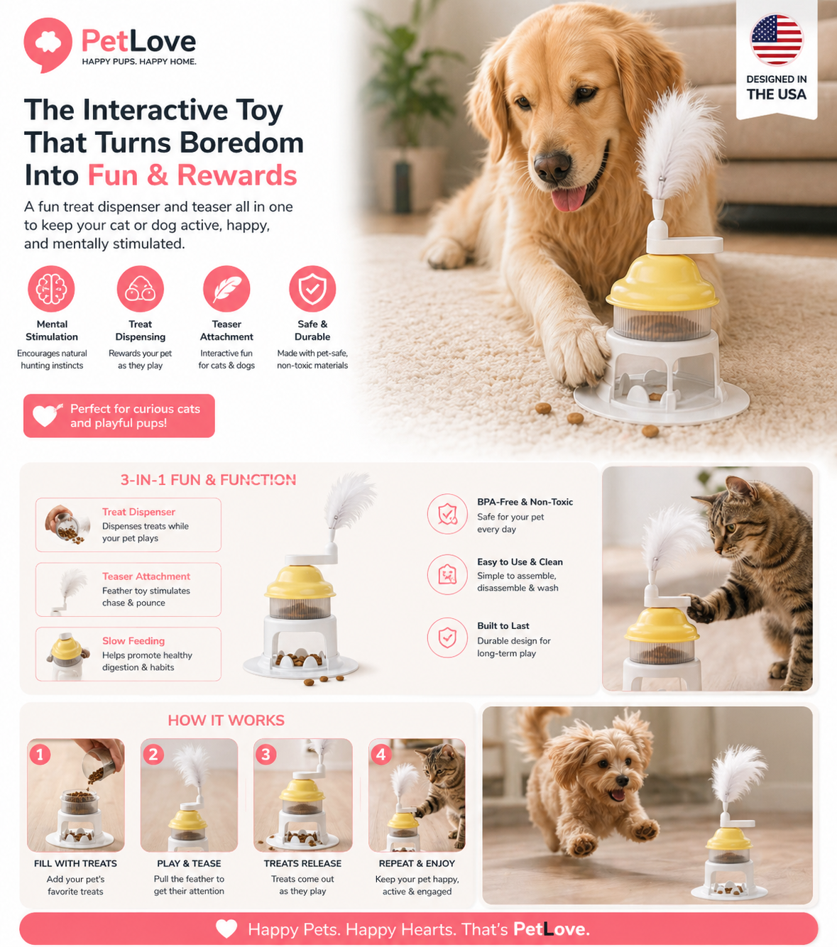 Interactive Feeder - STOP THE BOREDOM