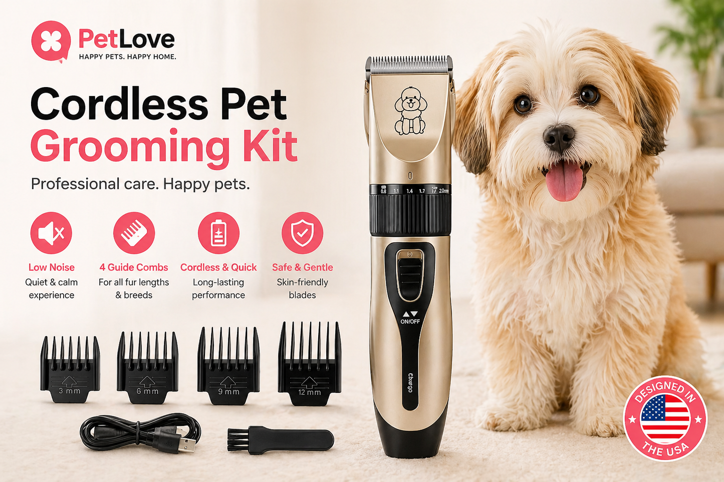 Whisper Trim — Quiet grooming they won't run from